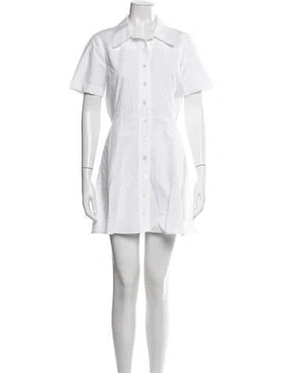 Pre-owned Frame Mini Dress In White