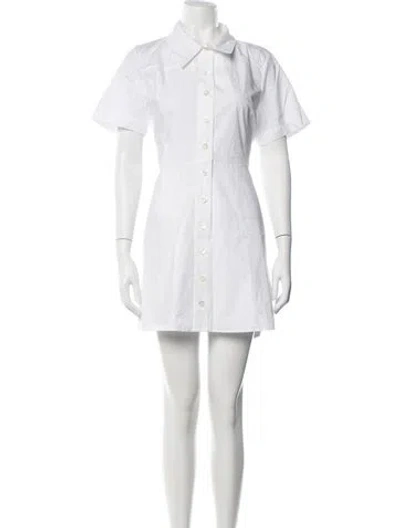 Pre-owned Frame Mini Dress In White