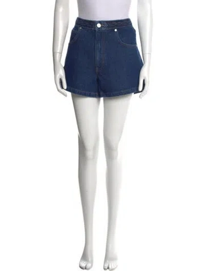 Pre-owned Frame Mini Shorts W/ Tags In Blue