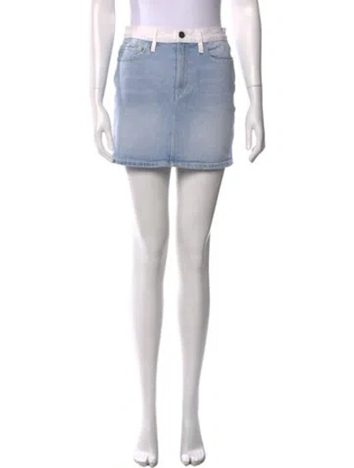 Pre-owned Frame Mini Skirt In Multi