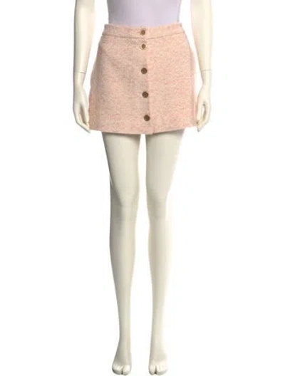 Pre-owned Frame Mini Skirt W/ Tags In Pink