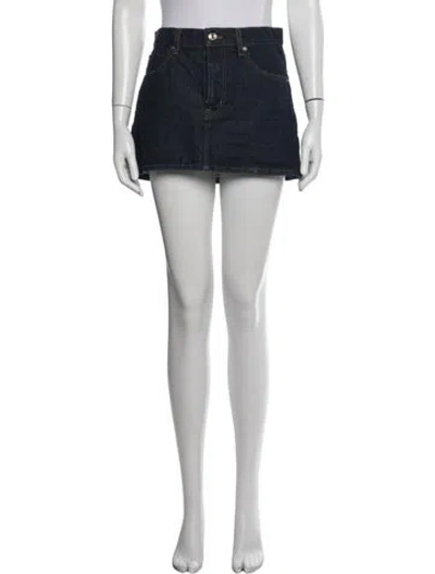 Pre-owned Frame Mini Skirt In White