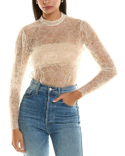 Frame Mock Neck Blouse