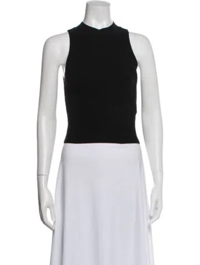 Pre-owned Frame Mock Neck Sweater In Black