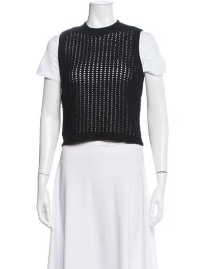 Pre-owned Frame Mock Neck Sweater In Black