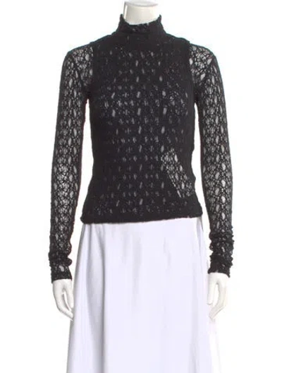 Pre-owned Frame Mock Neck Sweater In Multi