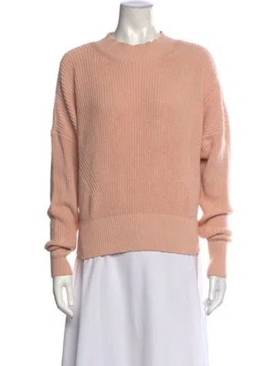 Pre-owned Frame Mock Neck Sweater In Pink