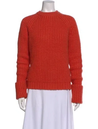 Pre-owned Frame Mock Neck Sweater In Red