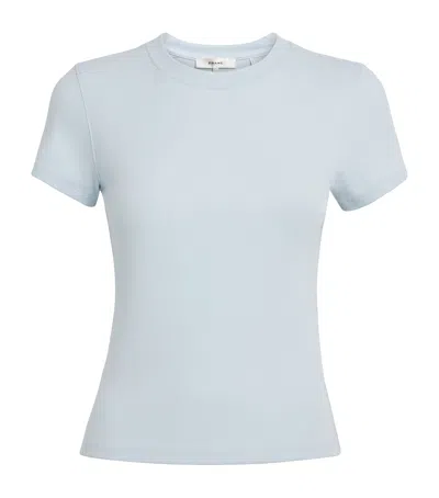 Frame Modal-blend The Rib T-shirt In Blue