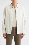 Frame Modern Button-up Shirt In White