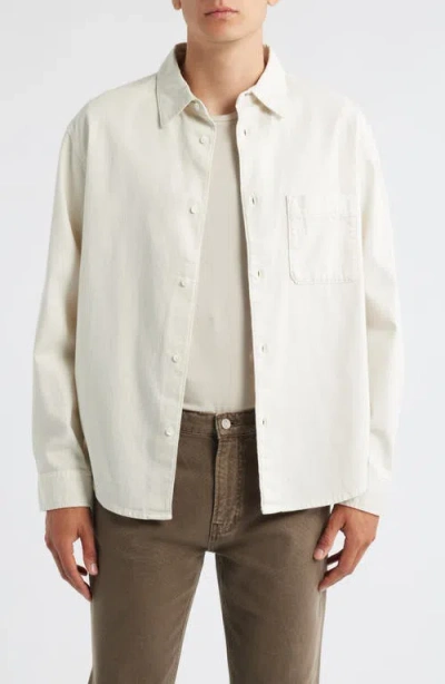 Frame Modern Button-up Shirt In White