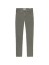 Frame Modern Button-fastening Straight Jeans In Green