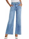 Frame The Lax Frayed High Waist Flare Jeans In Multi