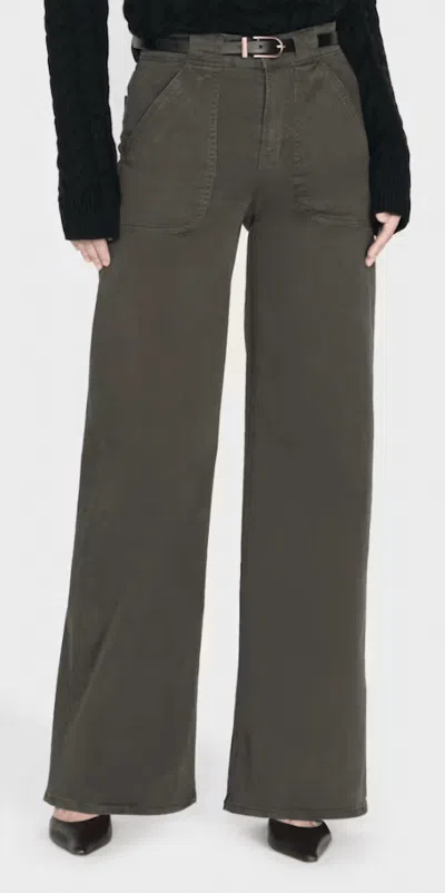 Frame Modern Pocket Pants In Rich Military