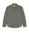 Frame Modern Shirt In Green