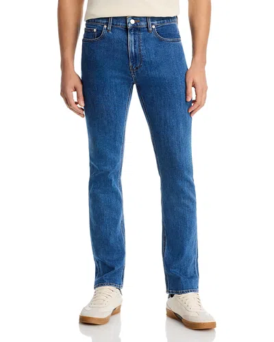 Frame Modern Straight Fit Jeans In Cavalier In Blue