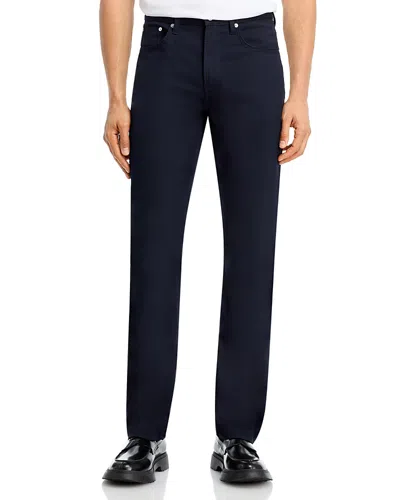 Frame Modern Straight Fit Jeans In Dark Navy In Black