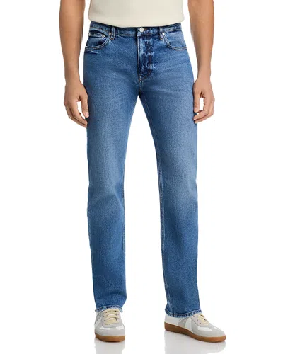 Frame Modern Straight Fit Jeans In North End In Blue