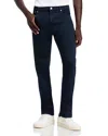 Frame Modern Straight Fit Jeans In Verdie Blue In Black