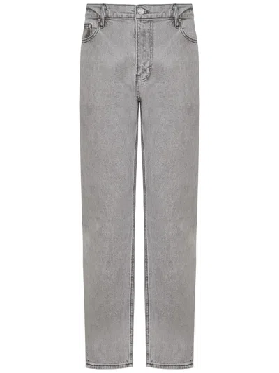 Frame Modern Straight In Clement Jeans In Gray