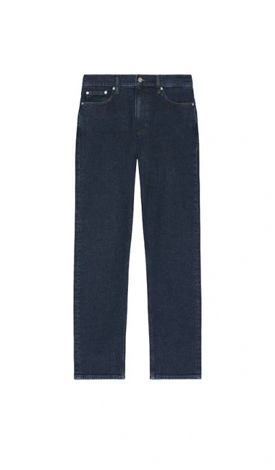 Frame Jetset Modern Straight Denim Jeans In Blue