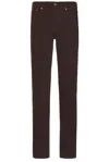 Frame Modern Straight Jean In Dark Burgundy