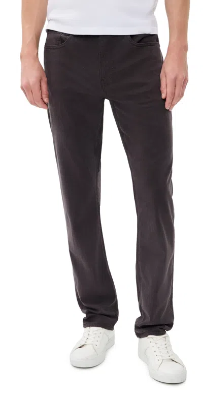 Frame Modern Straight Jeans Antique Grey In Black