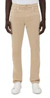 Frame Modern Straight Jeans Beige In Beige