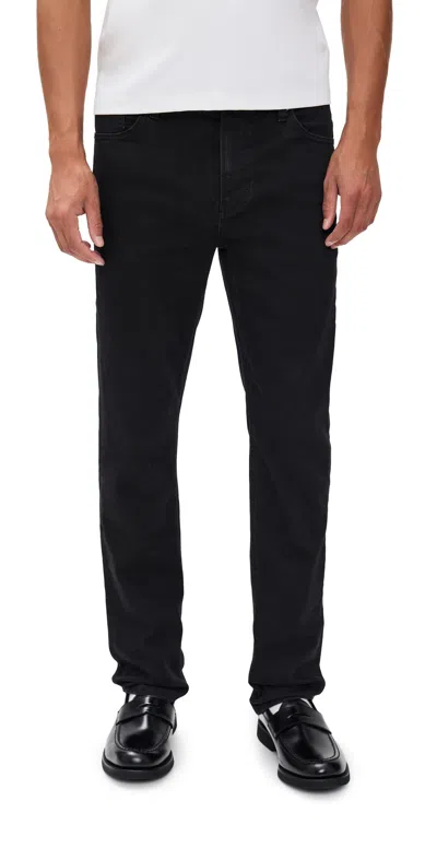 Frame Modern Straight Jeans Noir In Black