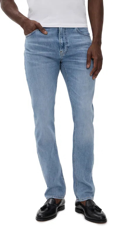 Frame Modern Straight Jeans Peninsula In Blue