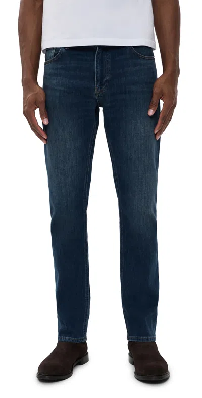 Frame Modern Straight Jeans Textbook In Blue