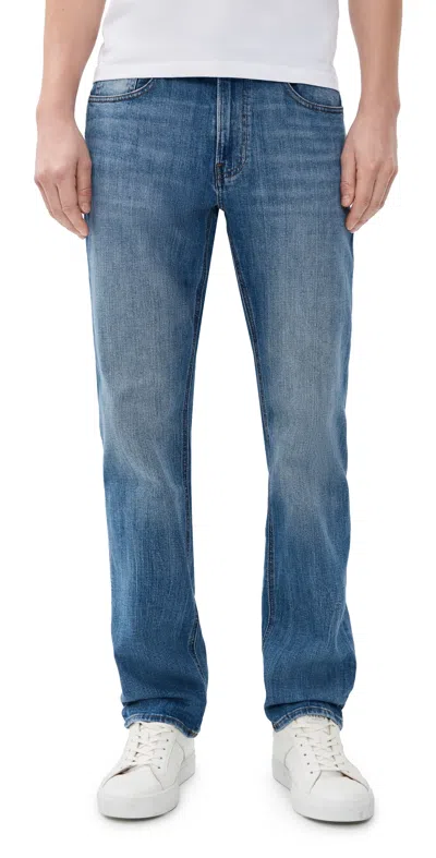 Frame Modern Straight Jeans Thundercliff In Blue