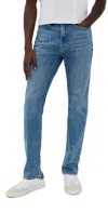 Frame Modern Straight Fit Jeans In Meadowvale In Blue