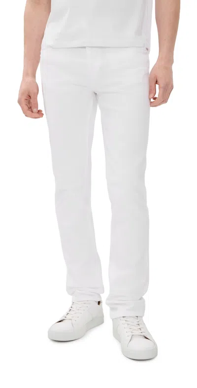 Frame Modern Straight Jeans White Grind