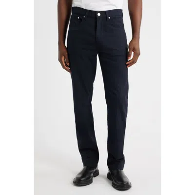Frame Modern Straight Leg Five-pocket Twill Pants In Blue