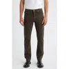 Frame Modern Straight Leg Five-pocket Twill Pants In Brown