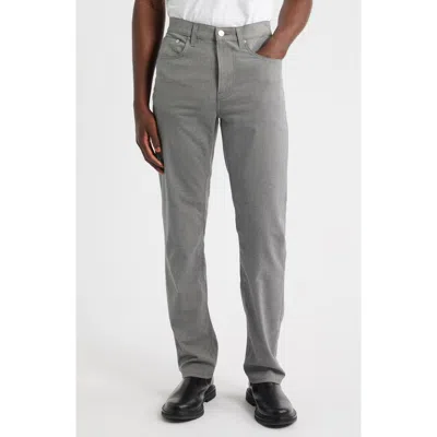 Frame Modern Straight Leg Five-pocket Twill Pants In Gray
