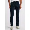 Frame Modern Straight Leg Five-pocket Twill Pants In Blue