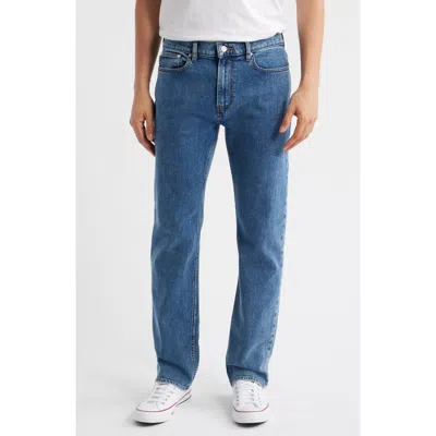 Frame Modern Straight Leg Jeans In Blue