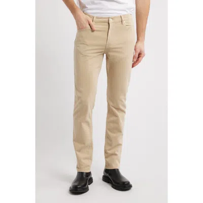 Frame Modern Straight Leg Jeans In Beige