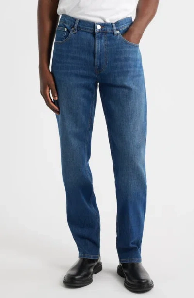 Frame Modern Straight Leg Jeans In Blue