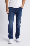 Frame Modern Belt-loops Straight-leg Regular-fit Stretch Recycled-denim-blend Jeans In Verdie
