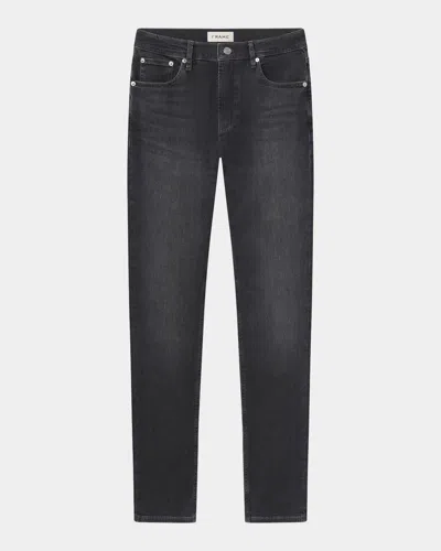 Frame Modern Straight-leg Jeans In Gray