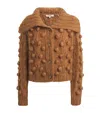 Frame Mohair-blend Bauble Sweater In Brown