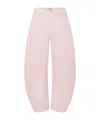 Frame Multi-pocket Jeans In Pink