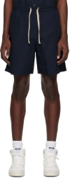 Frame Navy Drawstring Shorts In Navy