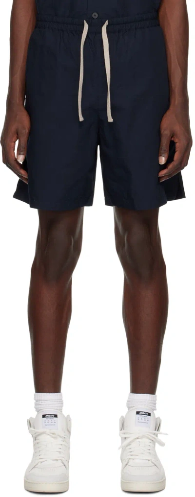 Frame Navy Drawstring Shorts