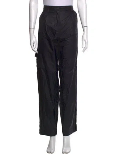 Pre-owned Frame Nylon Straight Leg Pants In Grey