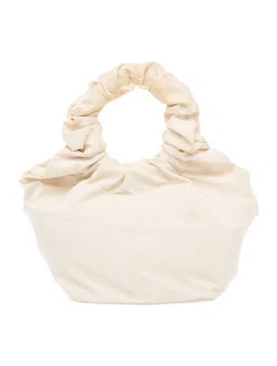 Pre-owned Frame Nylon Top Handle Bag In Neutrals