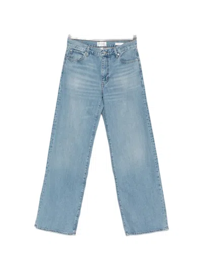 Frame Off Duty Stroll Denim Straight Jeans In Blue